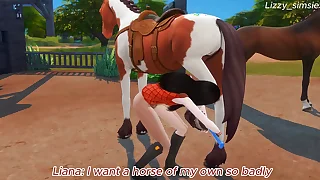 Asian girl sensual penetrated there both holes - sims 4 - 3D animation